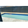 pool clean-up after paving or limestone